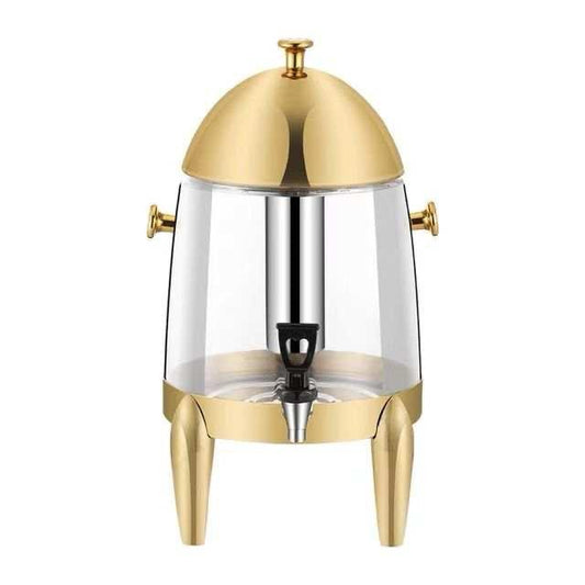 Catering Gold Coffee Urn, Stainless Steel Dispenser for Events