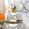 Terry's Gold Leopard Print Ginger Jar