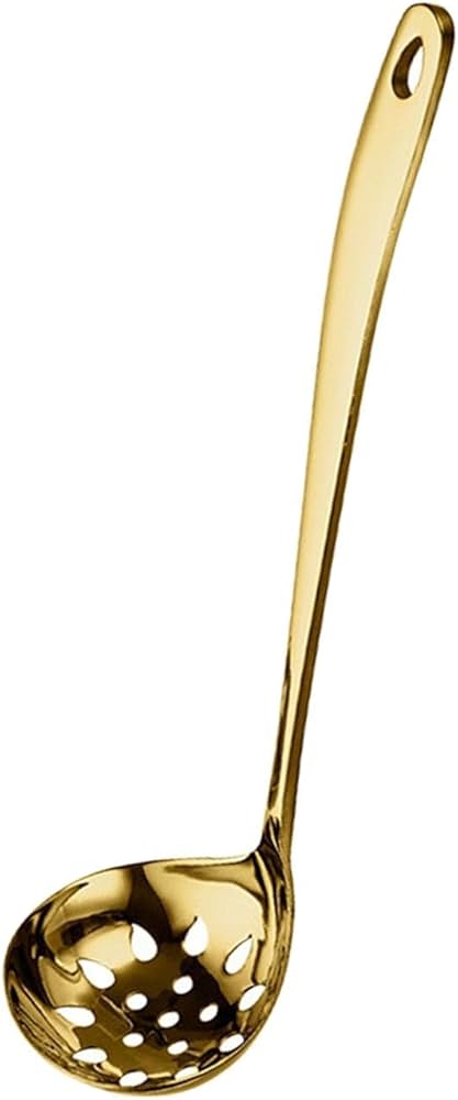 Gold Stainless Steel Serving Spoon for Event Catering